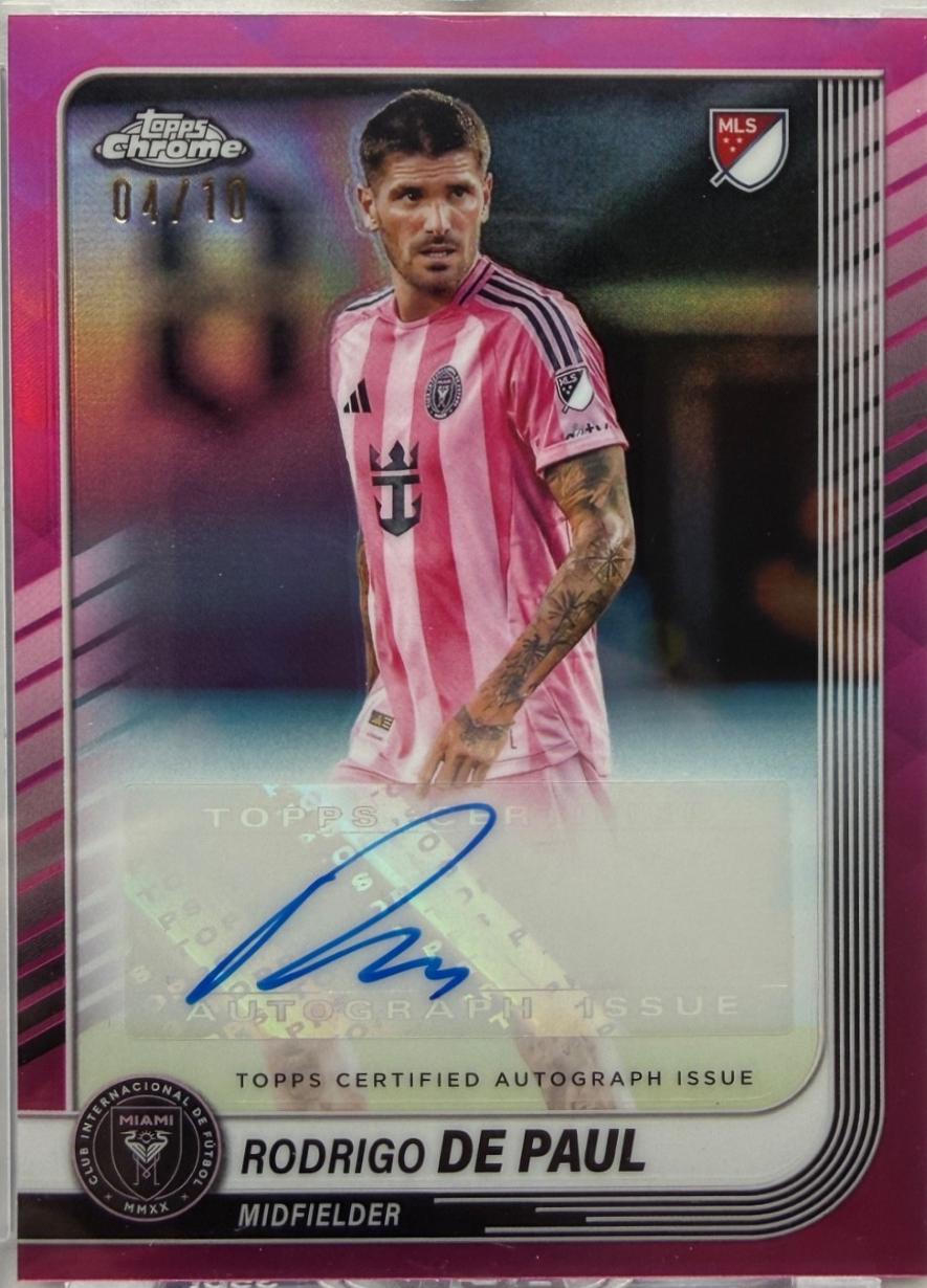 Rodrigo De Paul [Pink X-Fractor] #CA-DP