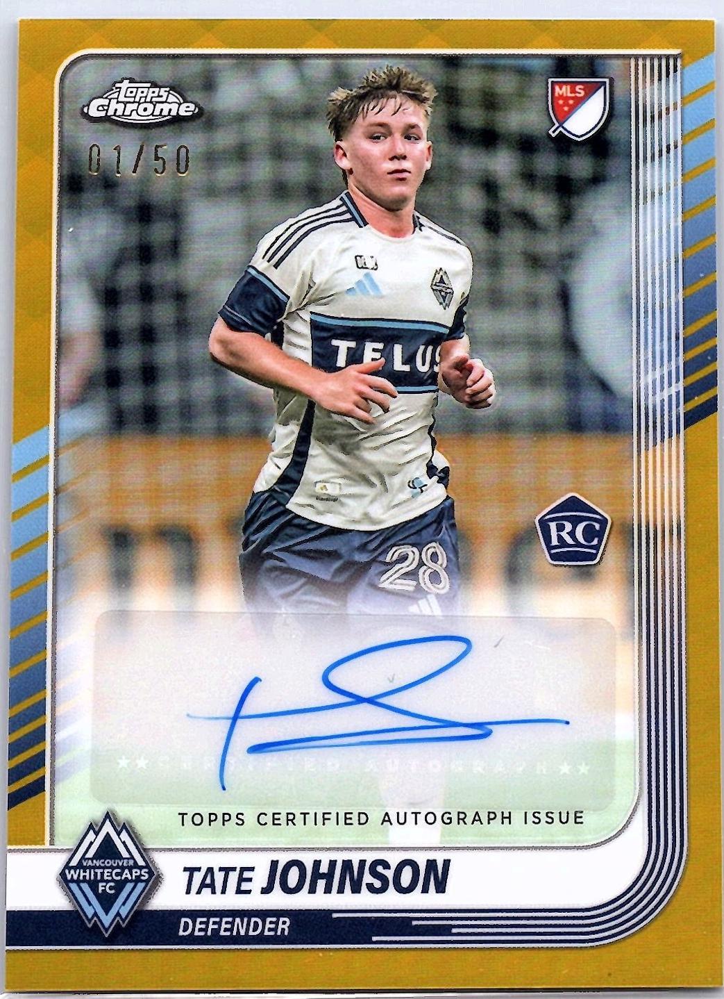 Tate Johnson [Gold] #CA-TJ