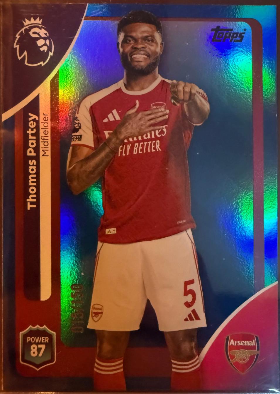 Thomas Partey [Blue Sparkle] #7