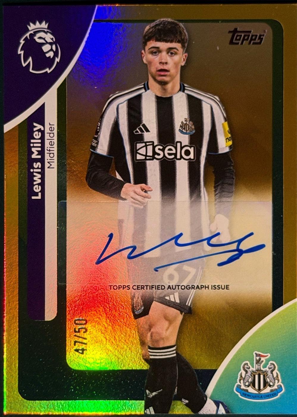 Lewis Miley [Gold Rainbow] #AC-LM