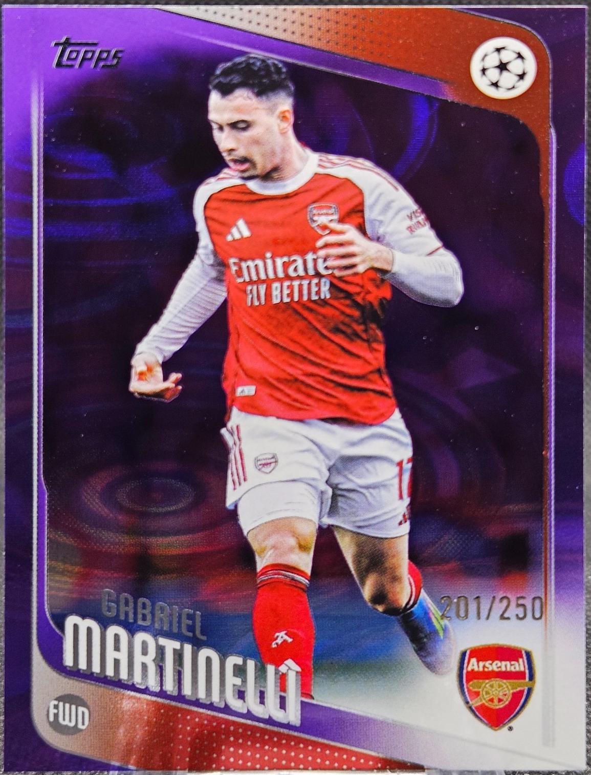 Gabriel Martinelli [Purple Raindrops] #19