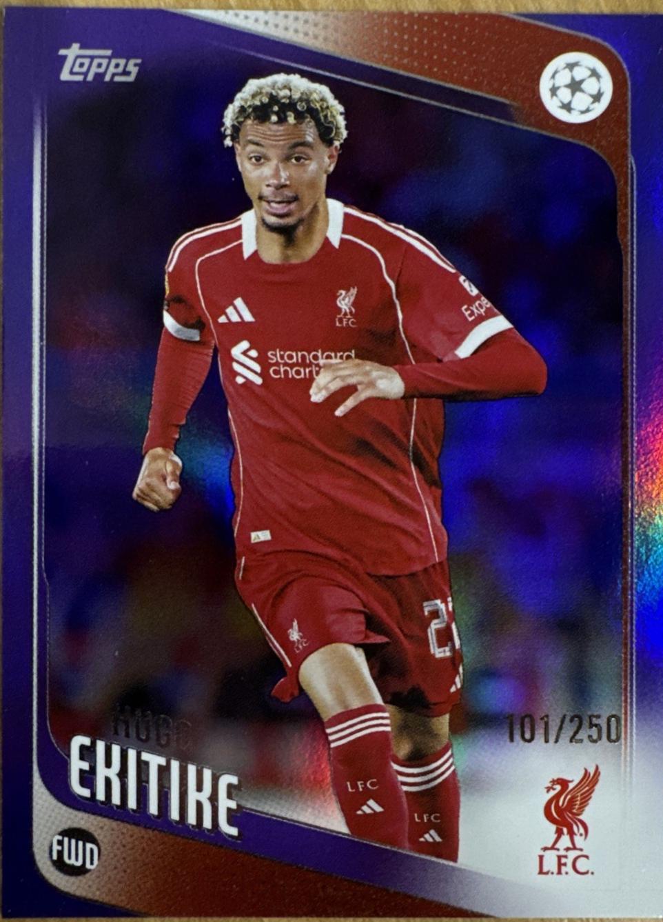 Hugo Ekitike [Purple Foil] #176