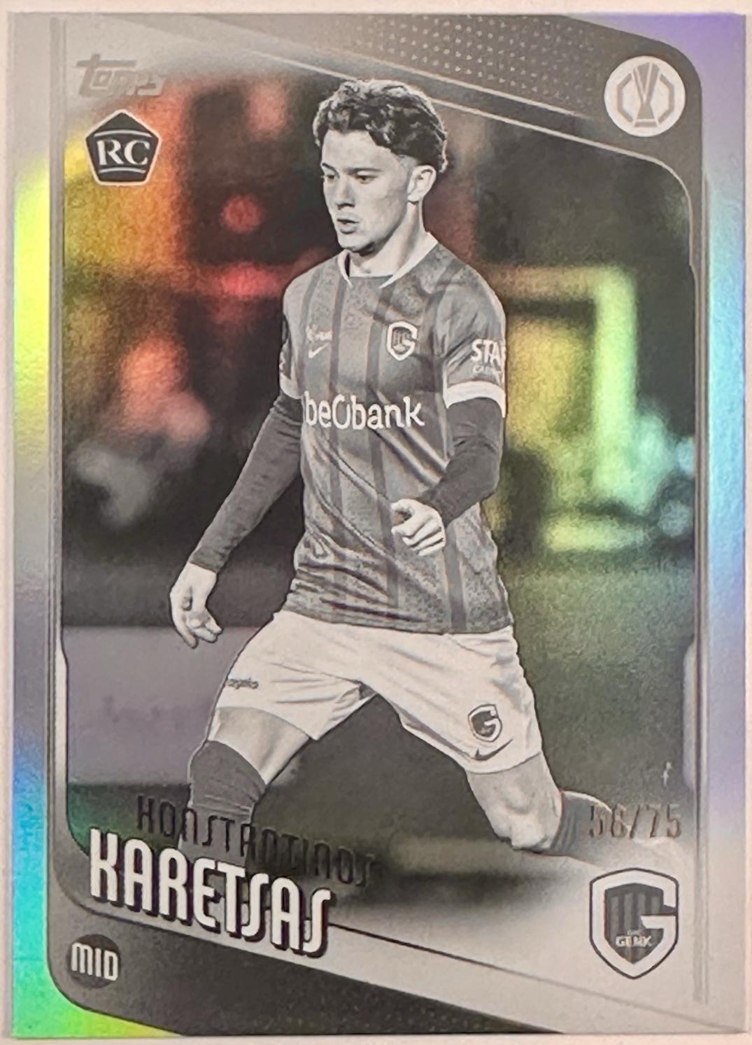 Konstantinos Karetsas [Black White Foil] #150