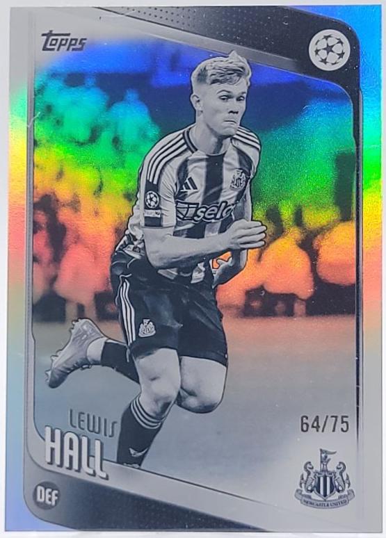 Lewis Hall [Black White Foil] #68