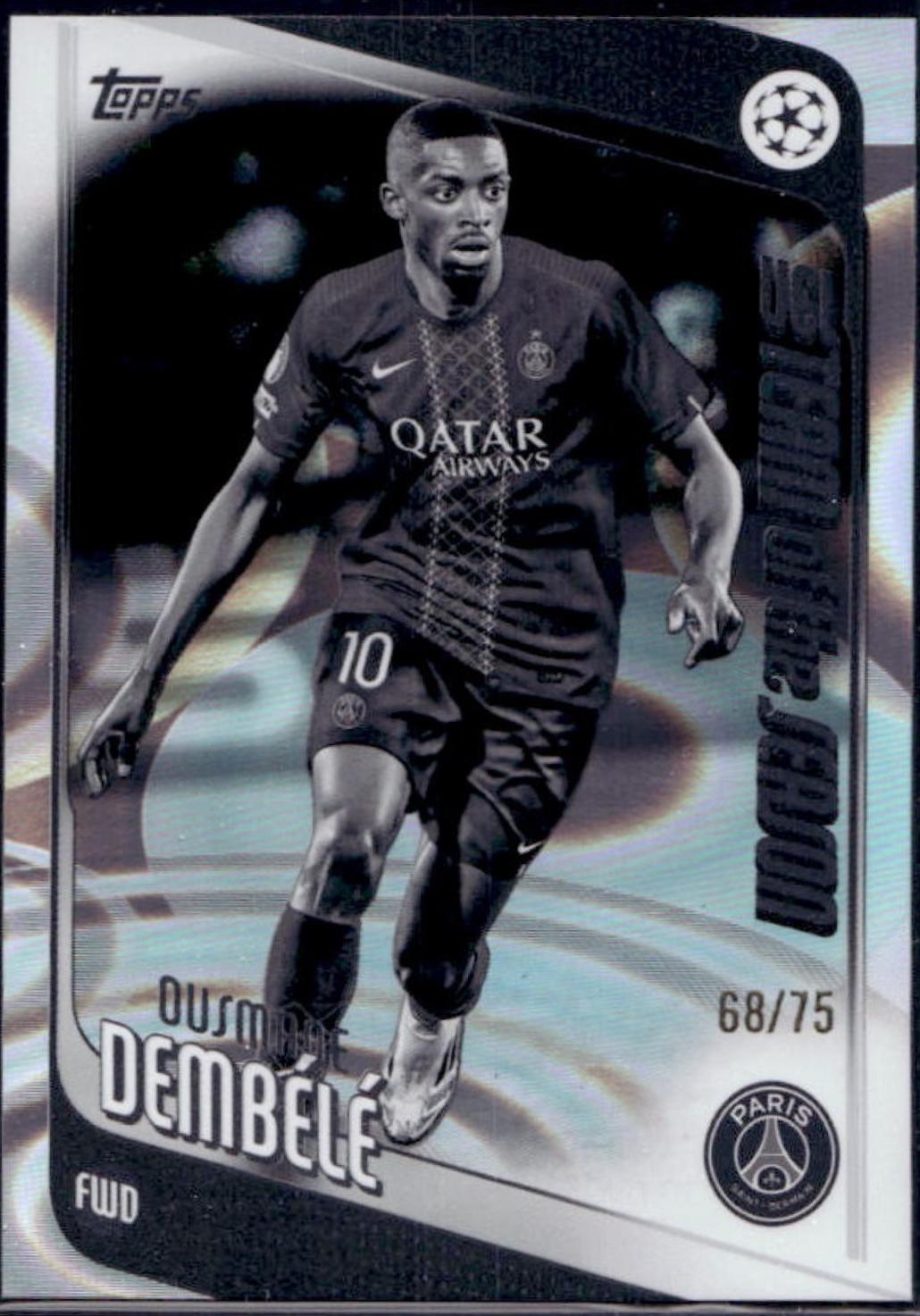 Ousmane Dembele [Black White Raindrops] #3