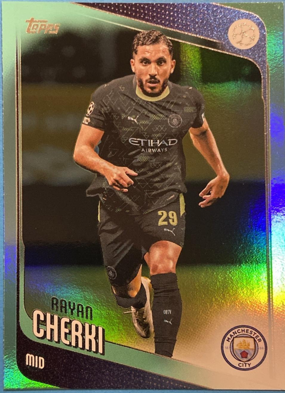 Rayan Cherki [Aqua Foil] #1