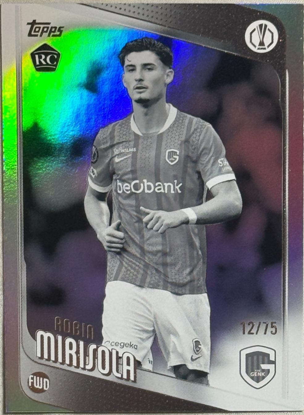 Robin Mirisola [Black White Foil] #26
