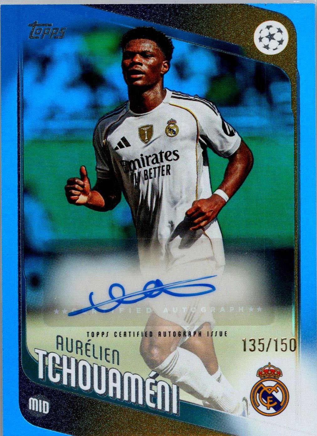 Aurelien Tchouameni [Blue Foil] #BA-AT