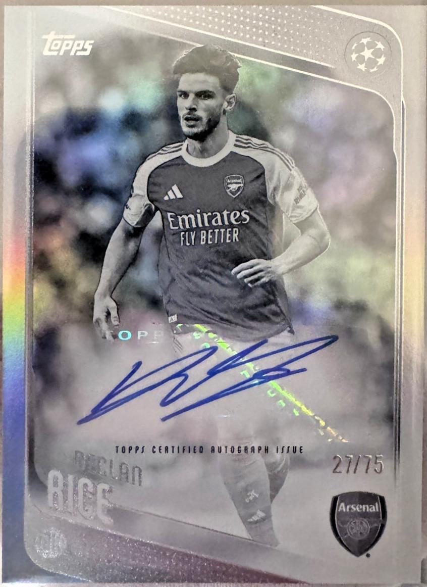 Declan Rice [Black White Foil] #BA-DR