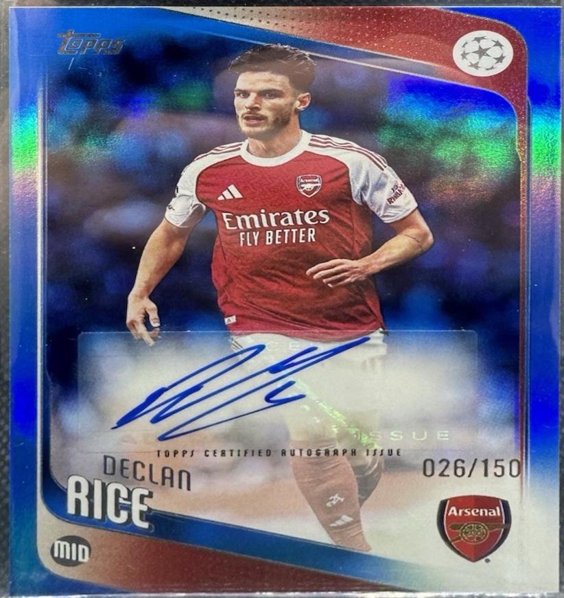 Declan Rice [Blue Foil] #BA-DR