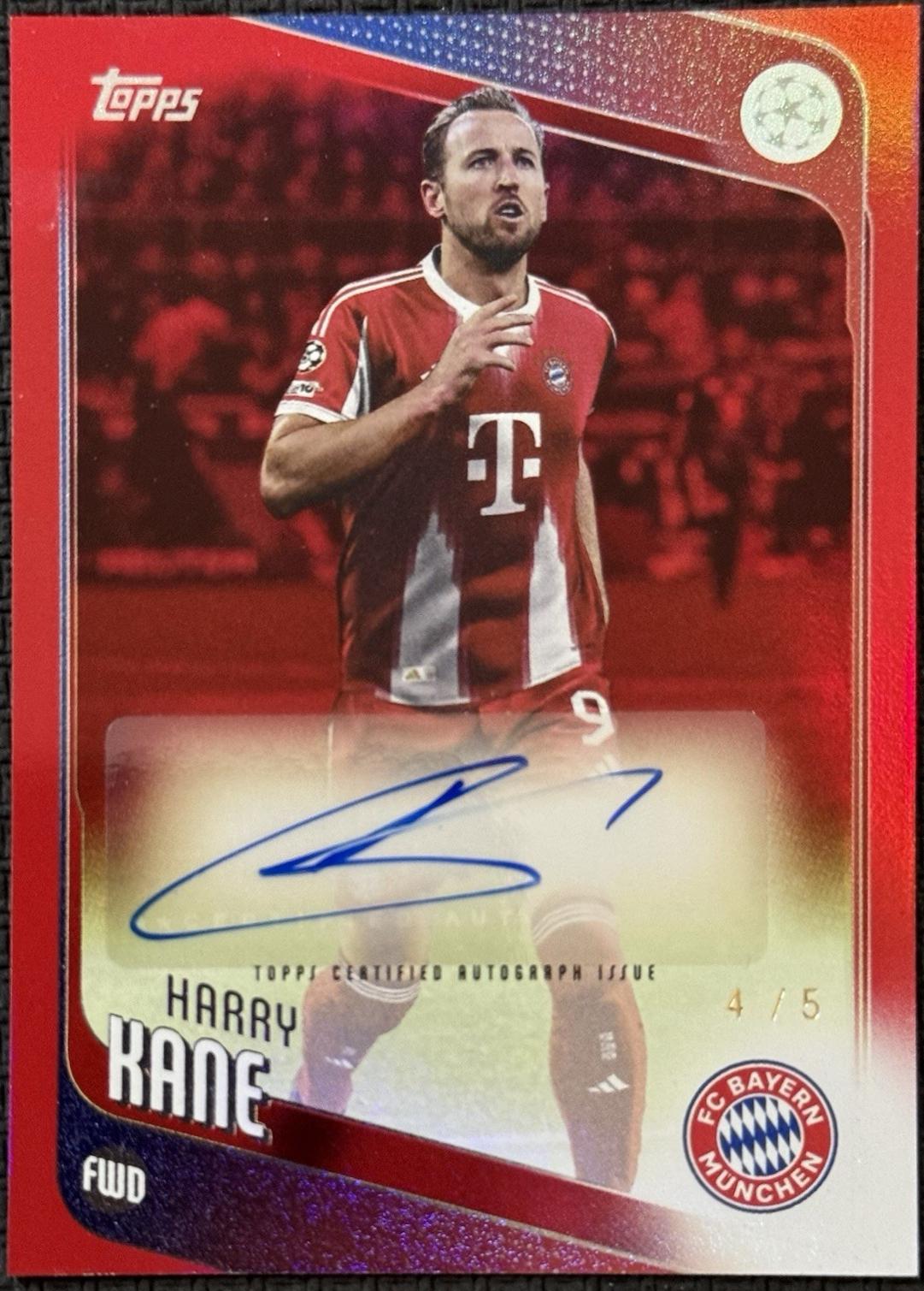 Harry Kane [Red Foil] #BA-HK