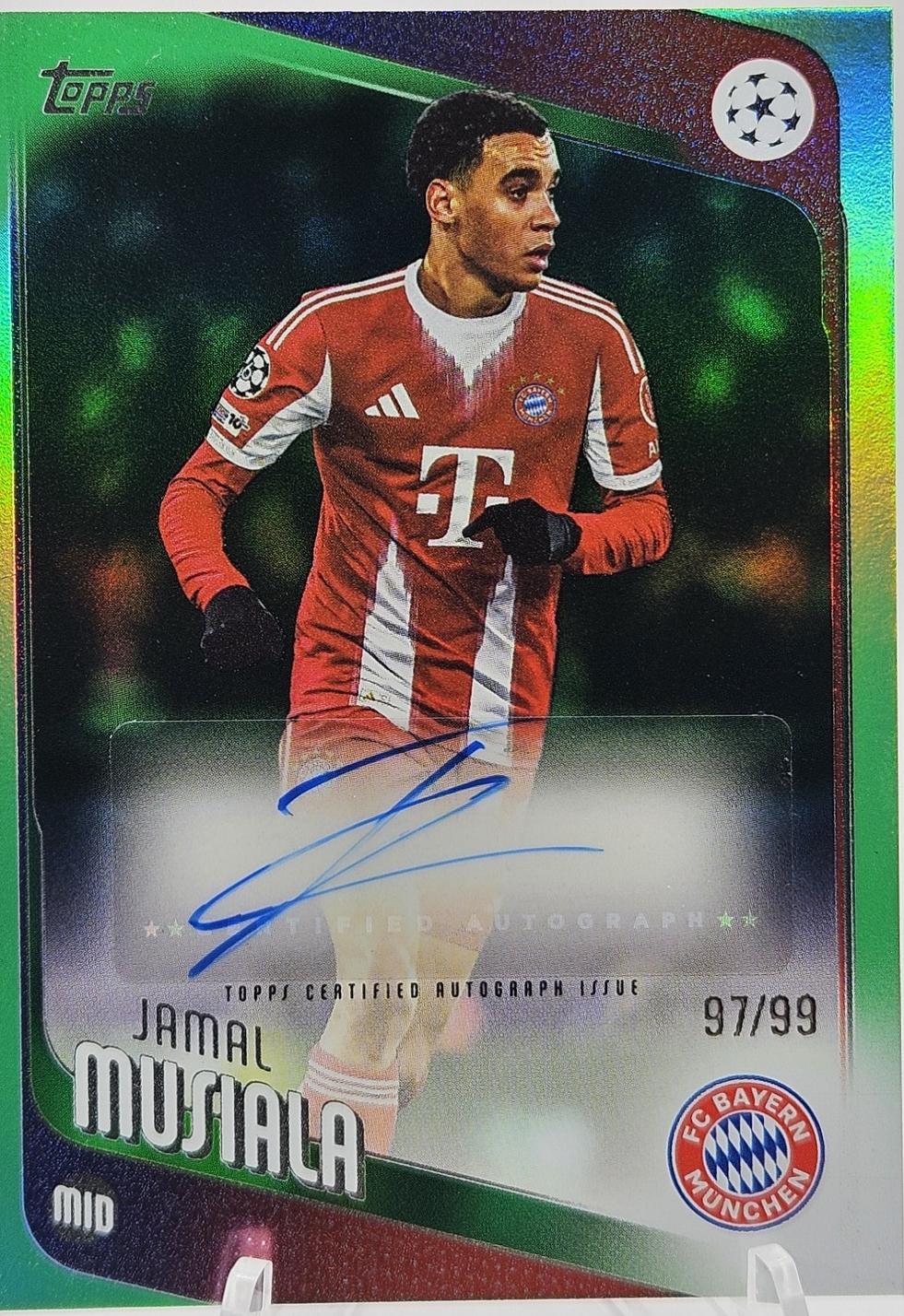 Jamal Musiala [Green Foil] #BA-JM