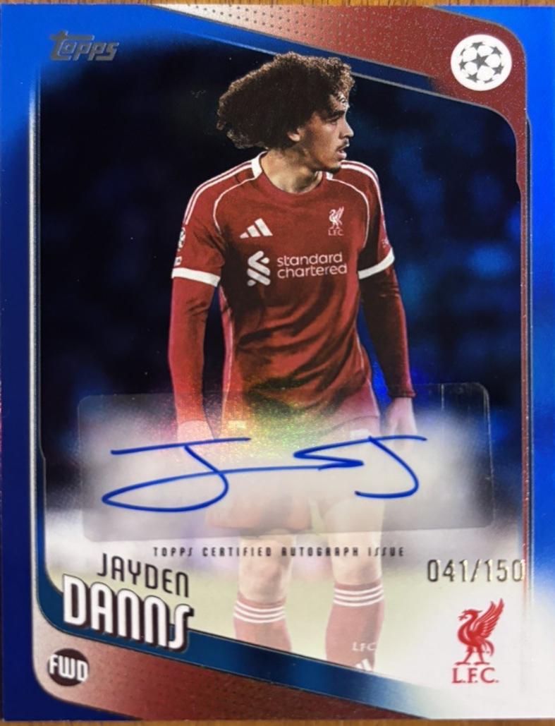 Jayden Danns [Blue Foil] #BA-JD