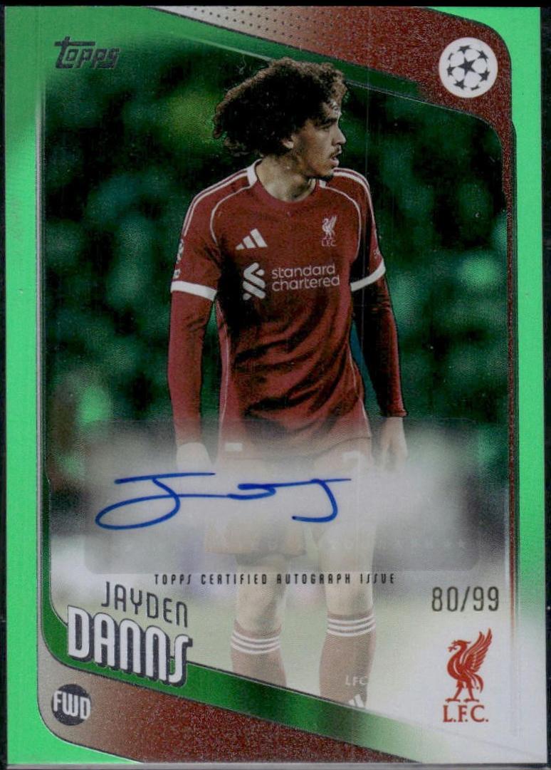Jayden Danns [Green Foil] #BA-JD
