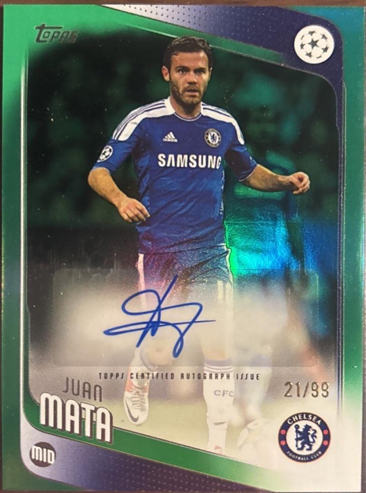 Juan Mata [Green Foil] #BA-JU
