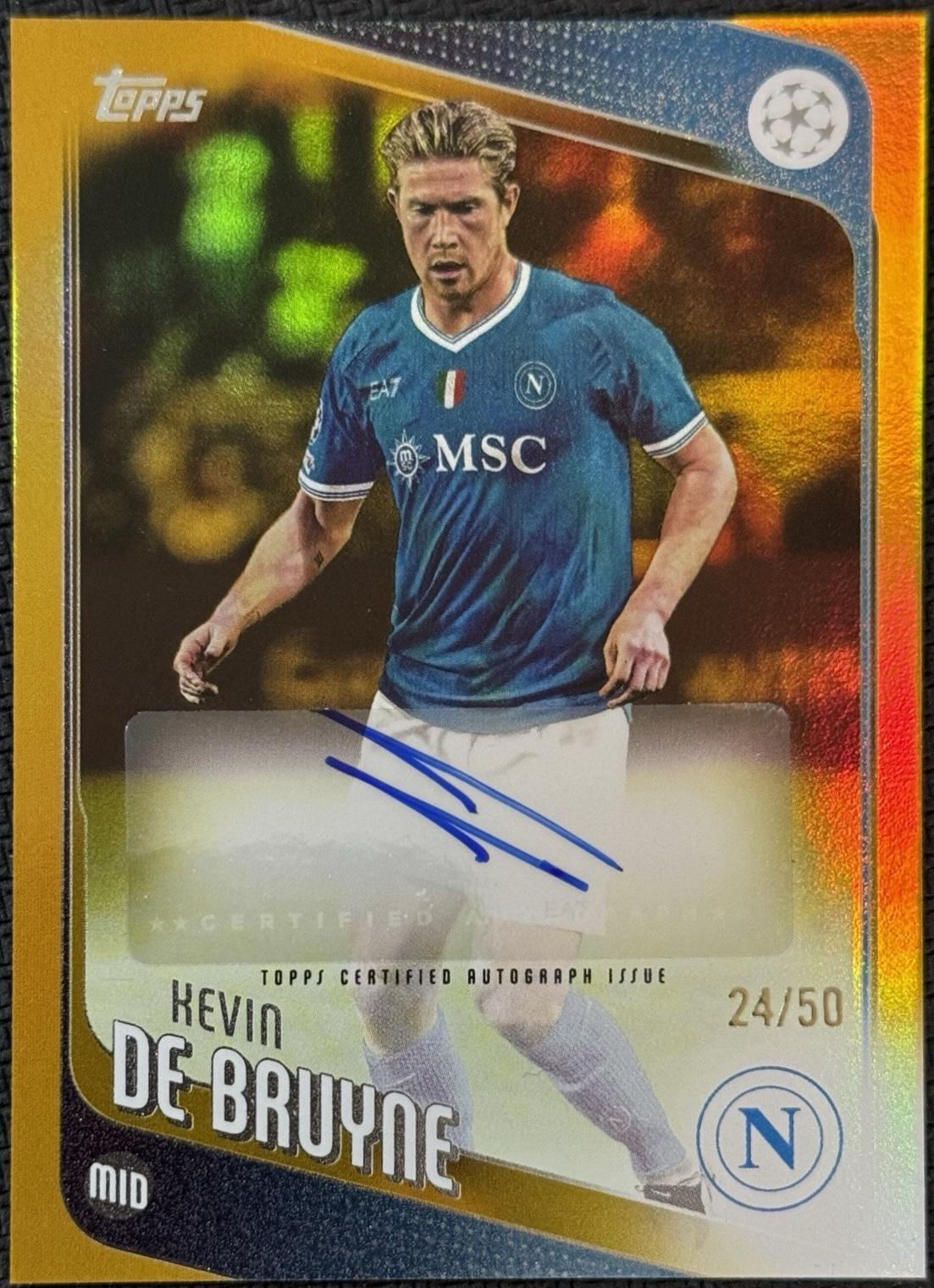 Kevin De Bruyne [Gold Foil] #BA-KDB