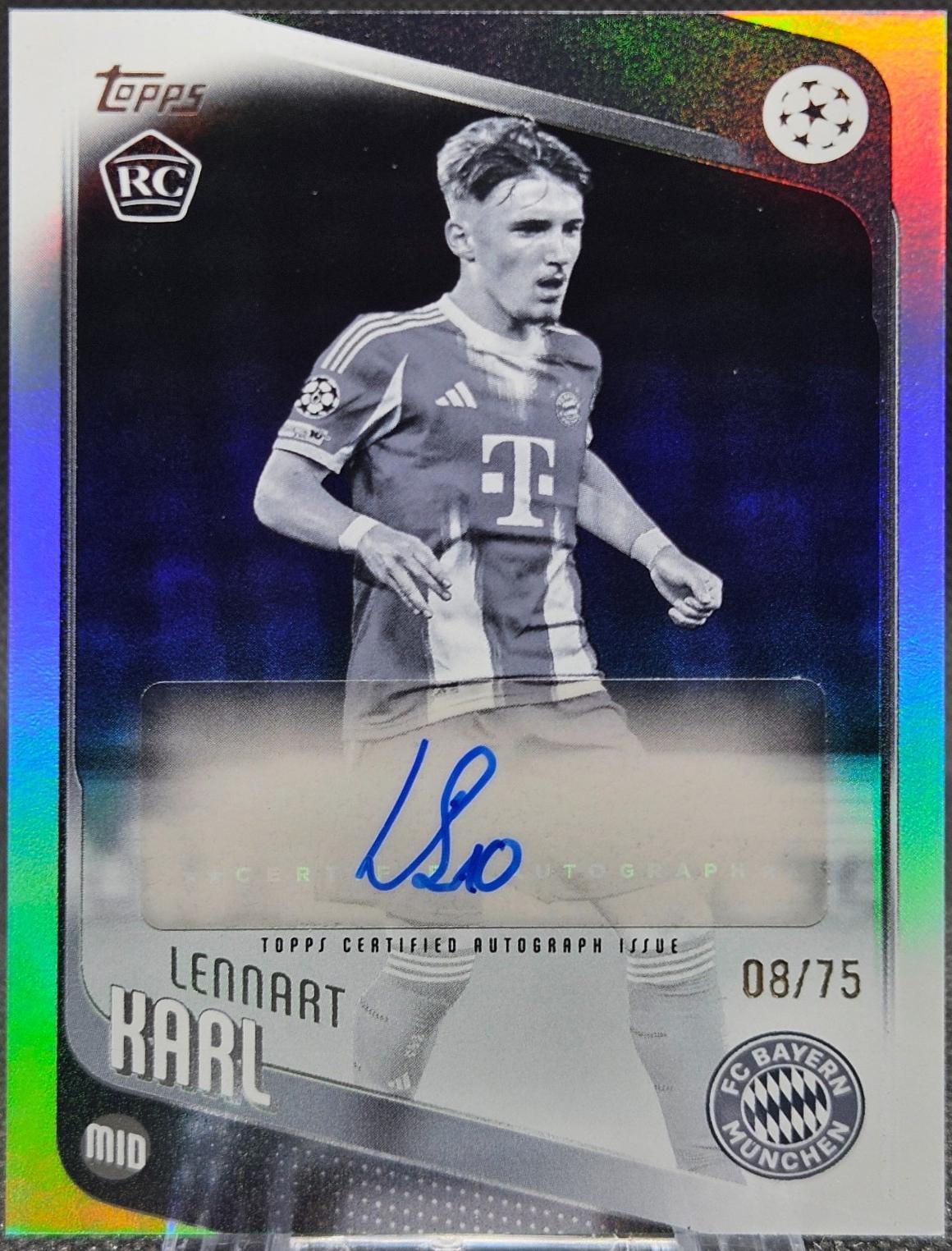 Lennart Karl [Black White Foil] #BA-LK