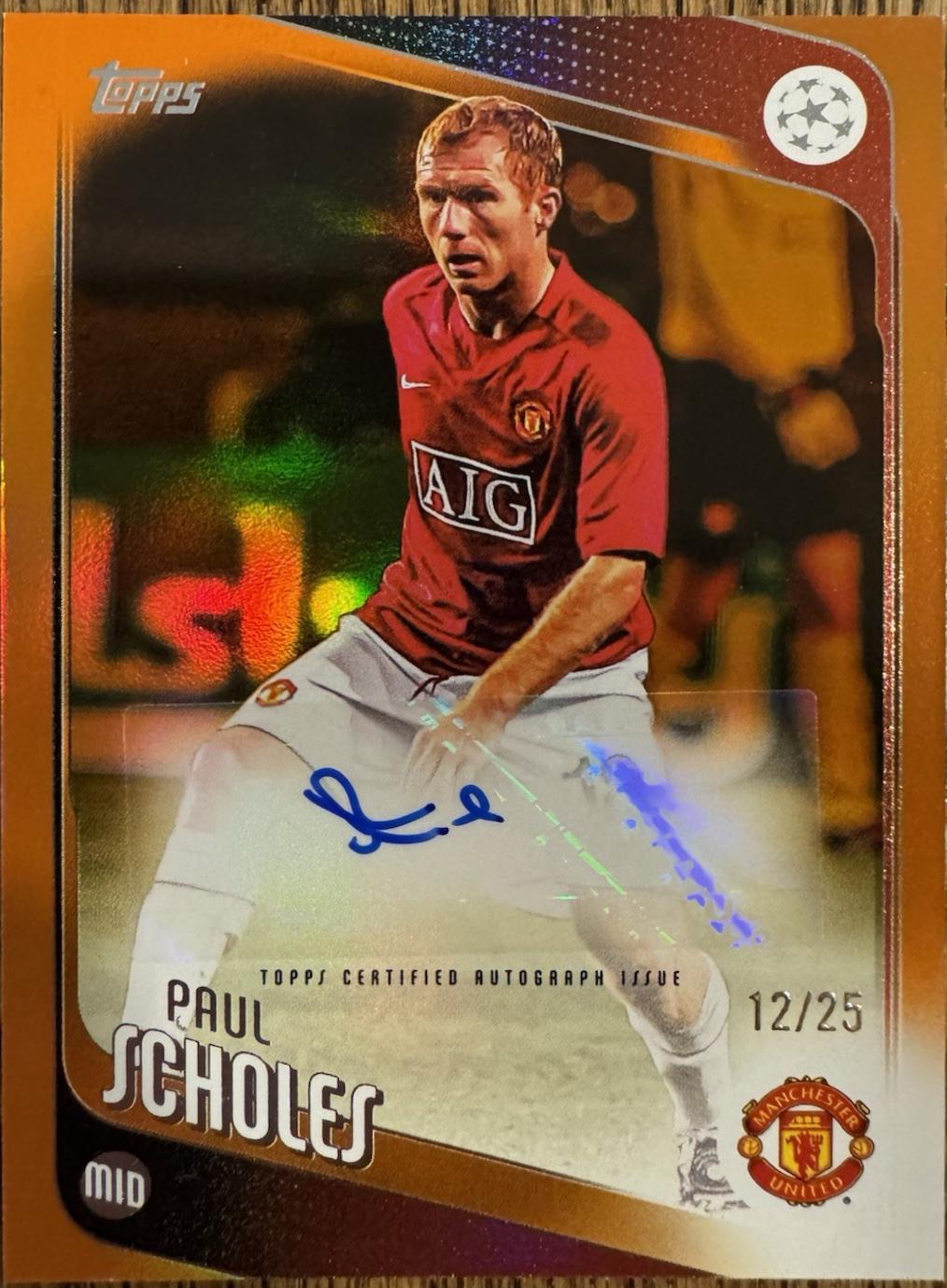 Paul Scholes [Orange Inferno] #BA-PS