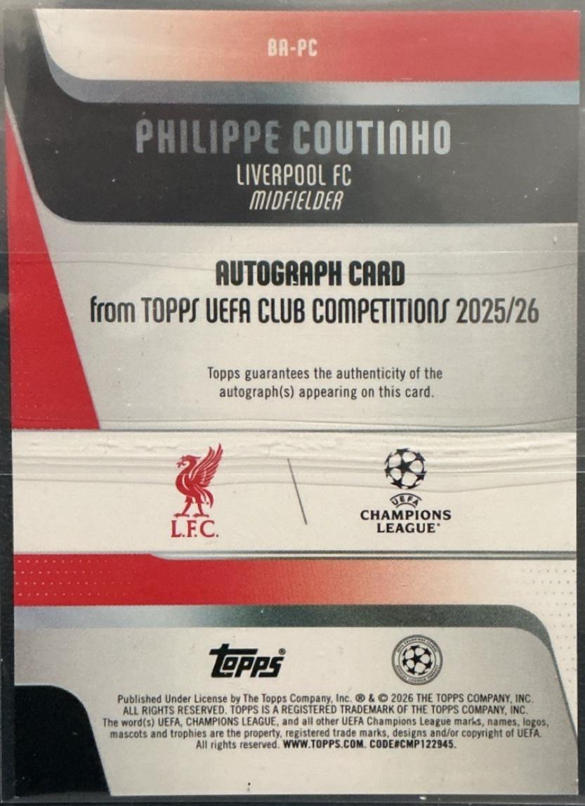Philippe Coutinho [Gold Inferno] #BA-PC