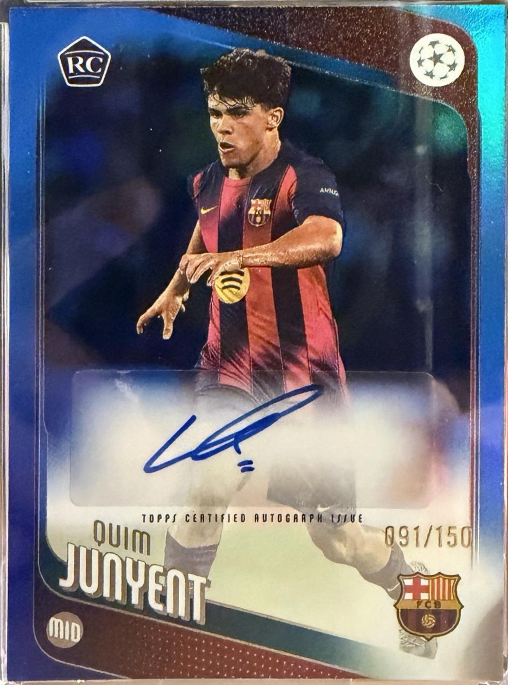 Quim Junyent [Blue Foil] #BA-QJ