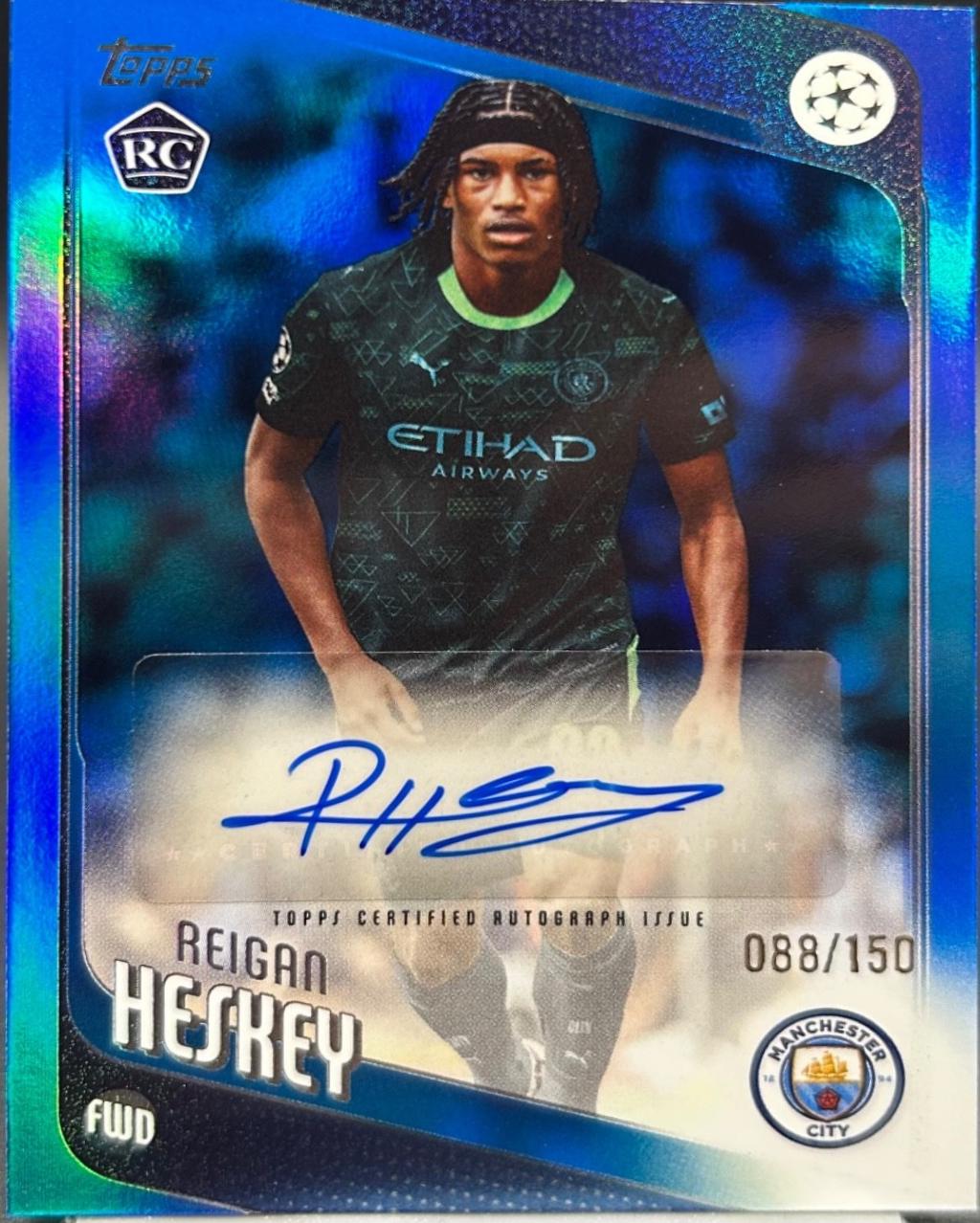 Reigan Heskey [Blue Foil] #BA-RH