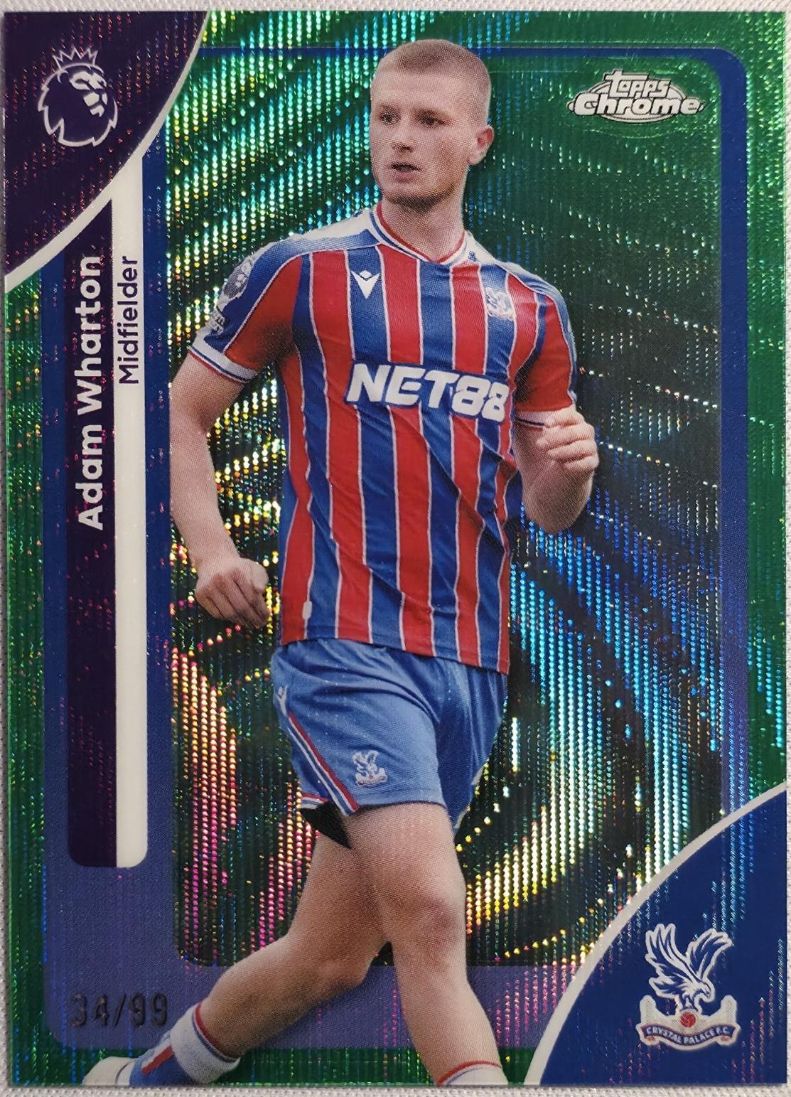 Adam Wharton [Green Wave Refractor] #77