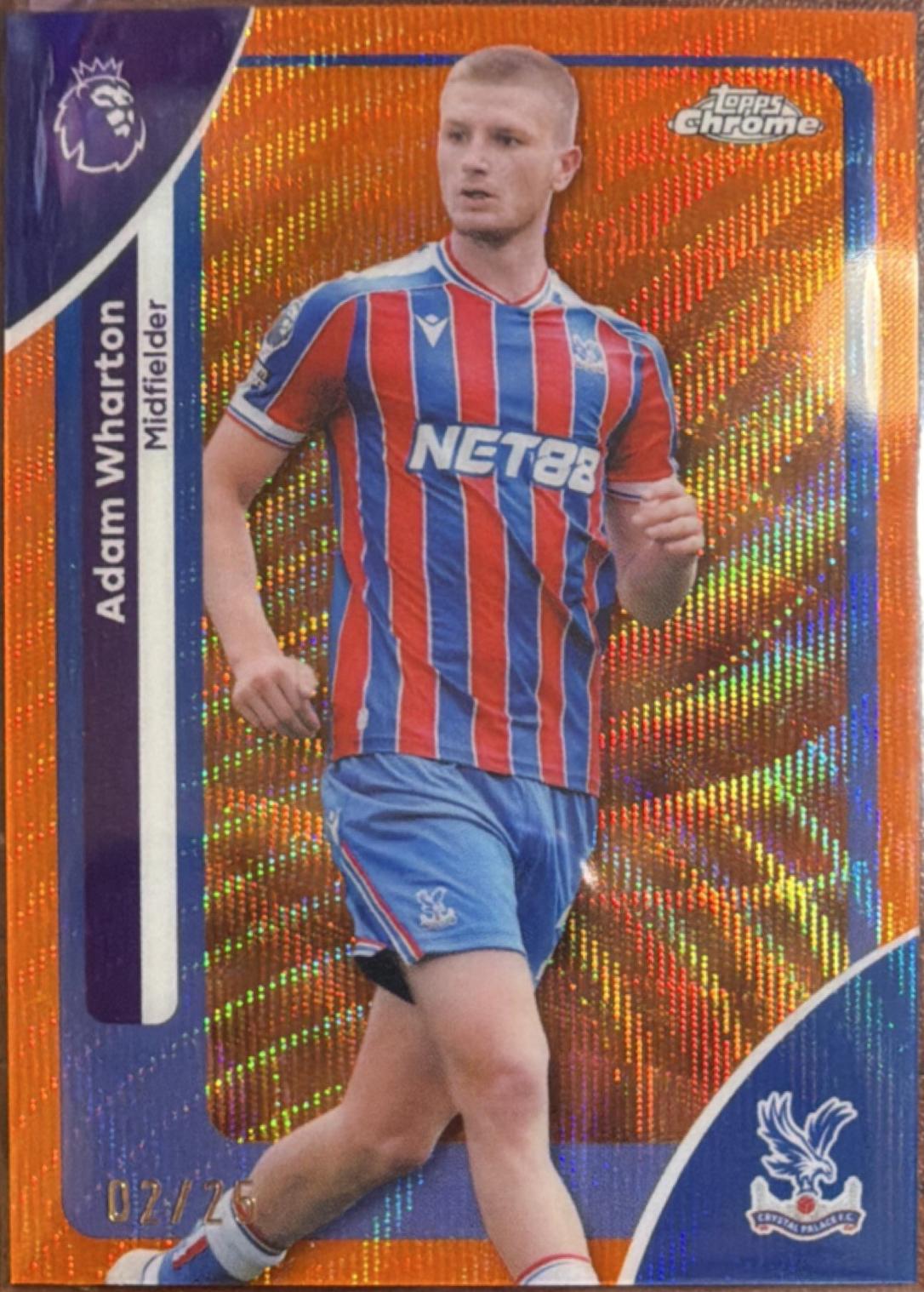 Adam Wharton [Orange Wave Refractor] #77