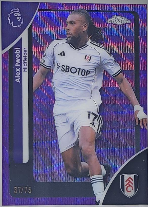 Alex Iwobi [Purple Wave Refractor] #94