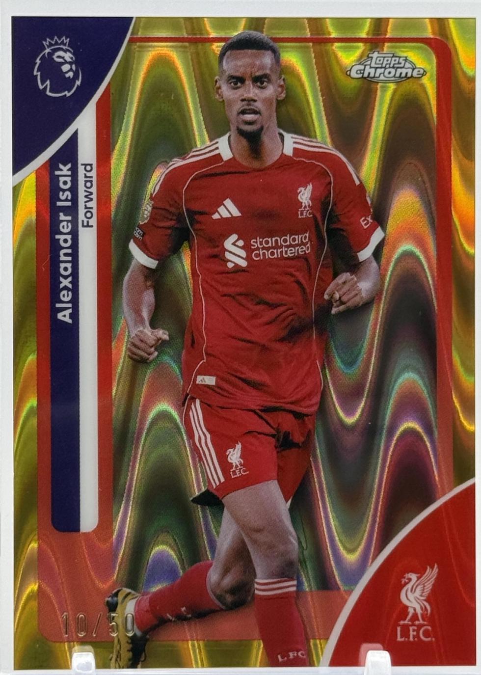 Alexander Isak [Gold Wave Refractor] #117