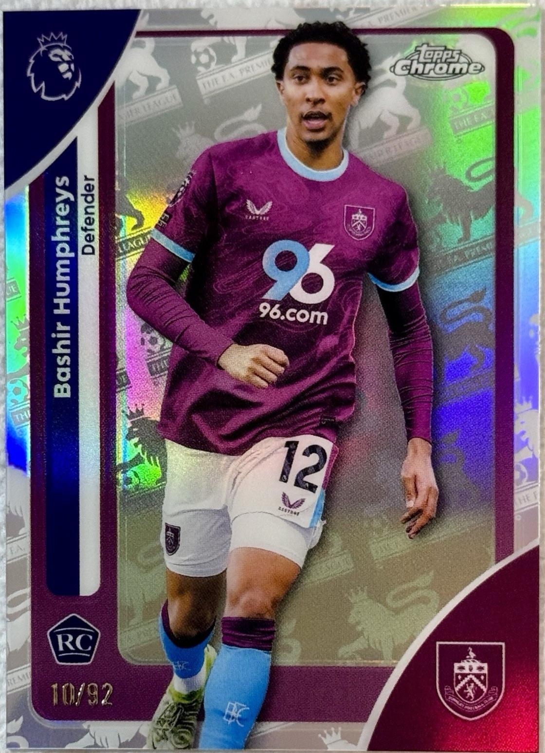 Bashir Humphreys [Premier League Retrofractor] #58