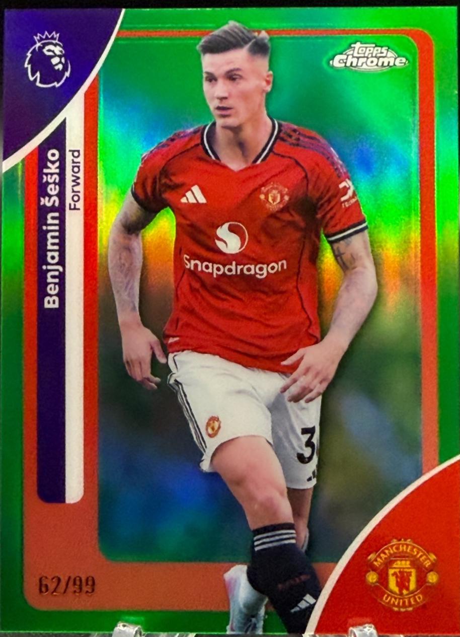 Benjamin Sesko [Green Refractor] #137