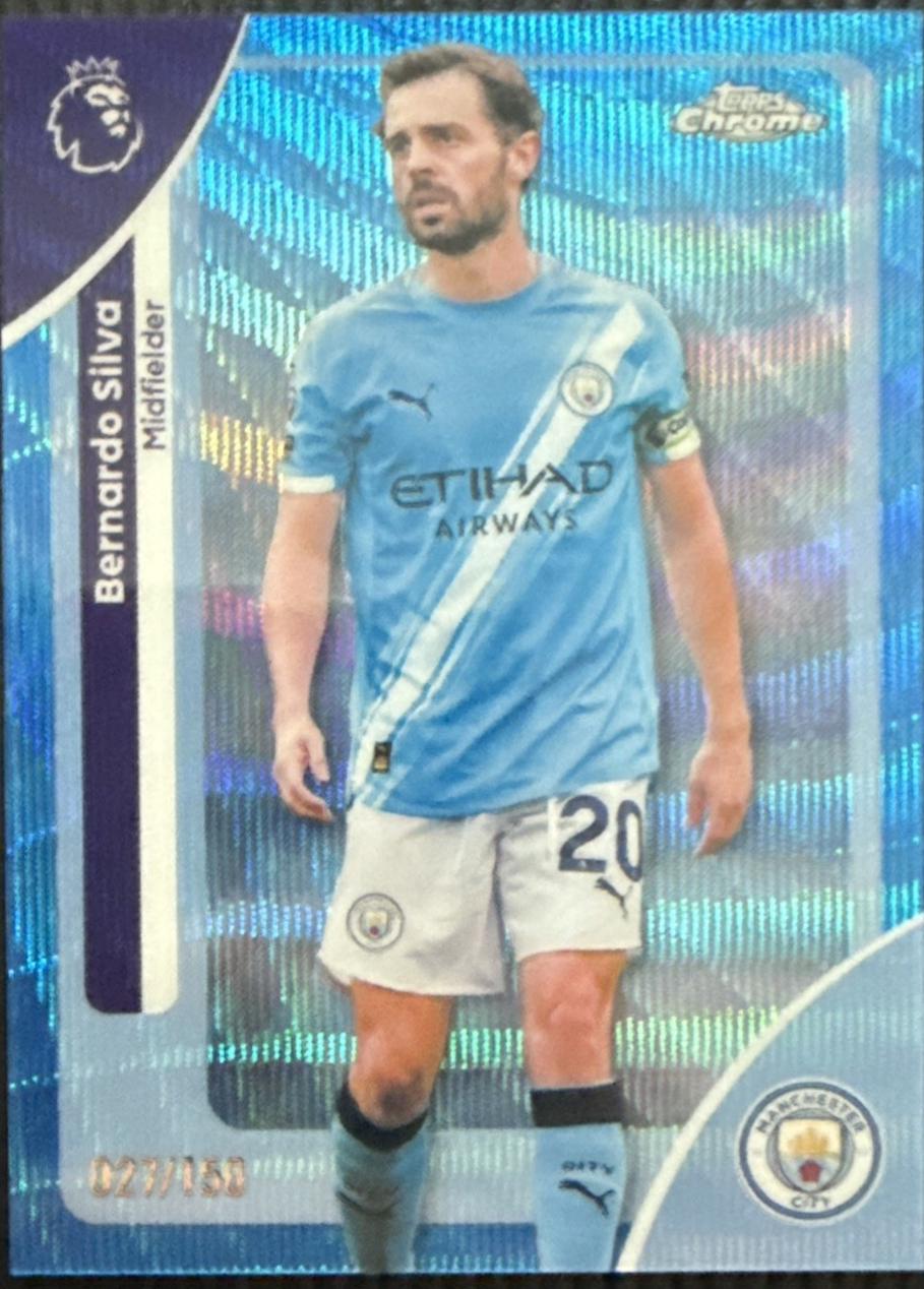 Bernardo Silva [Blue Wave Refractor] #123