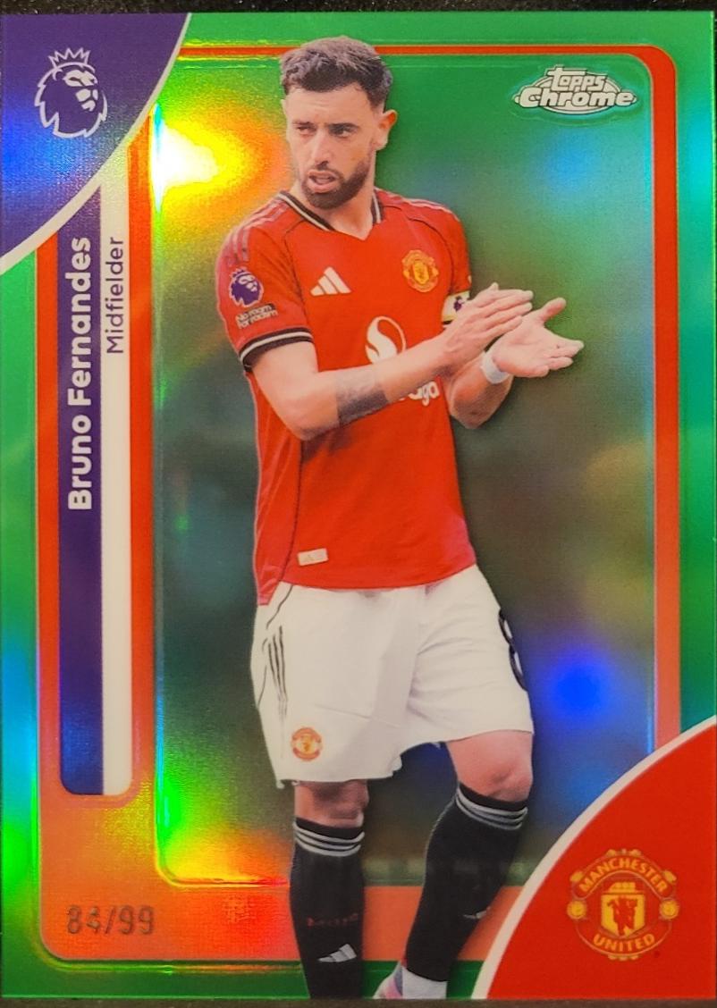 Bruno Fernandes [Green Refractor] #135