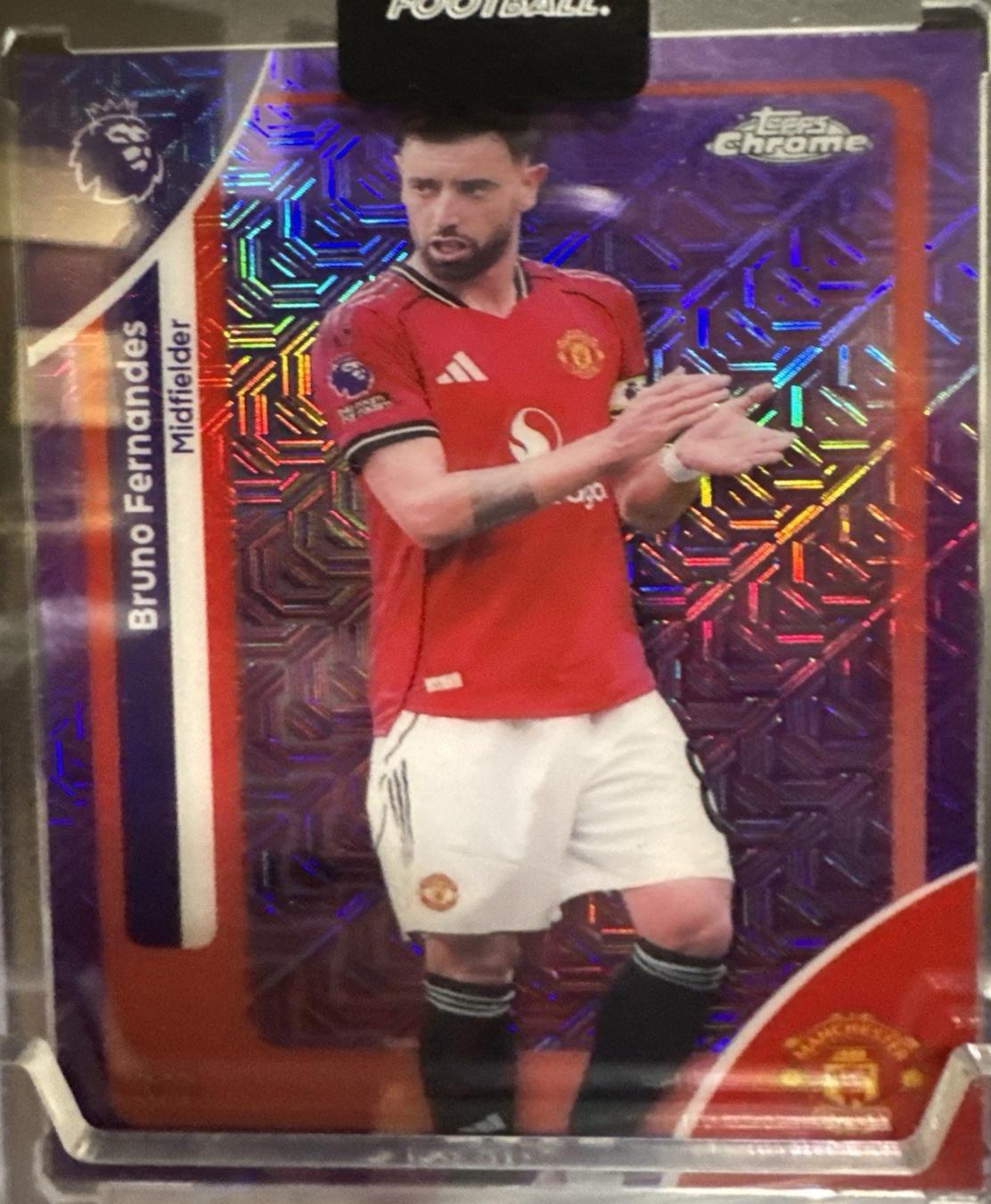 Bruno Fernandes [Purple Geometric] #135