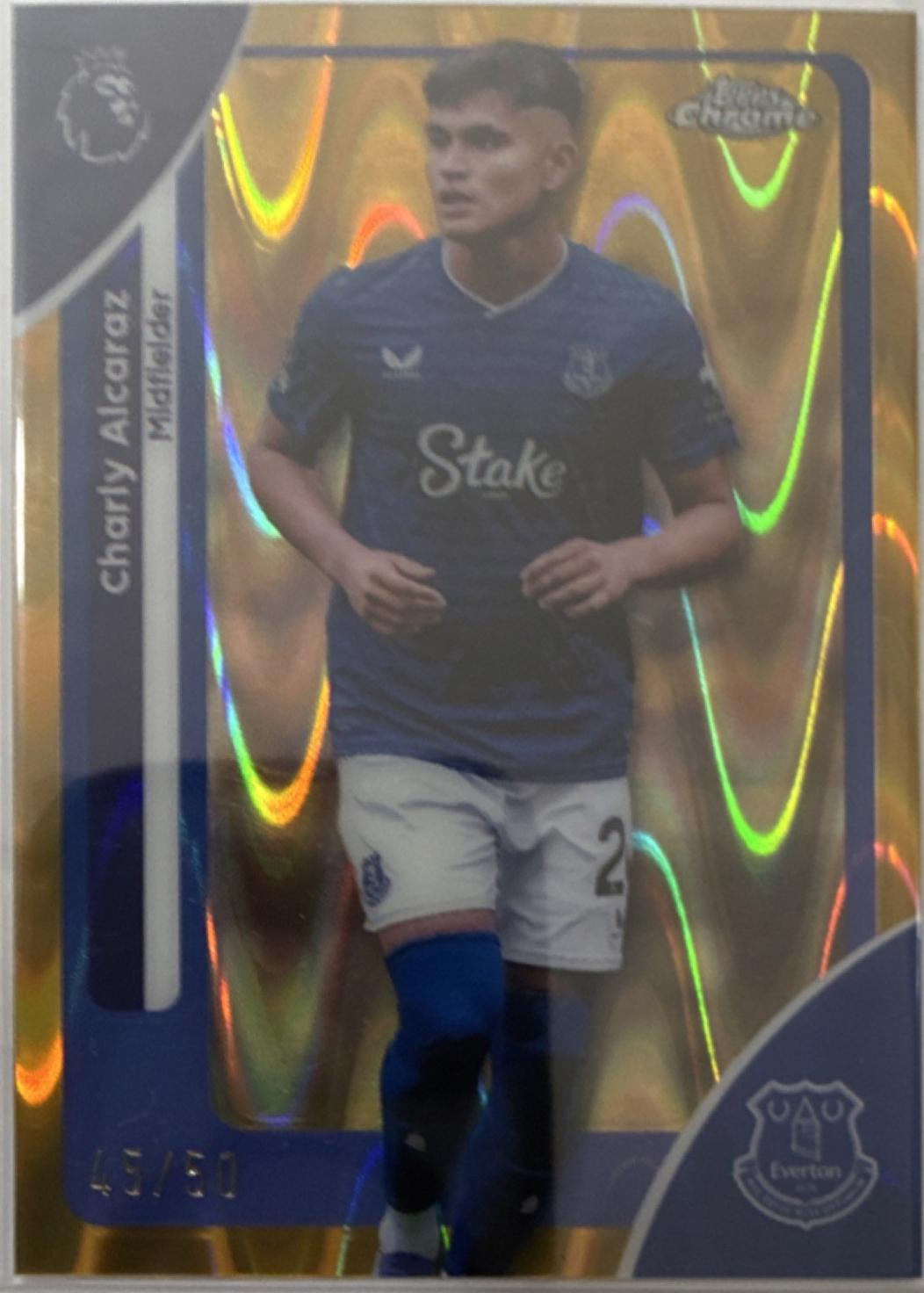 Charly Alcaraz [Gold Wave Refractor] #81
