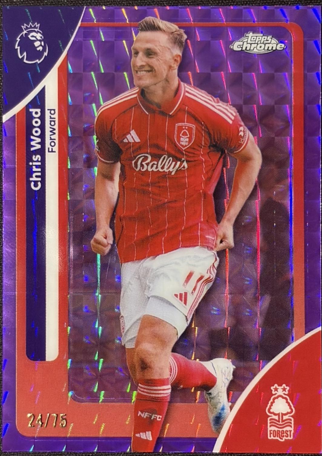 Chris Wood [Purple Geometric] #158