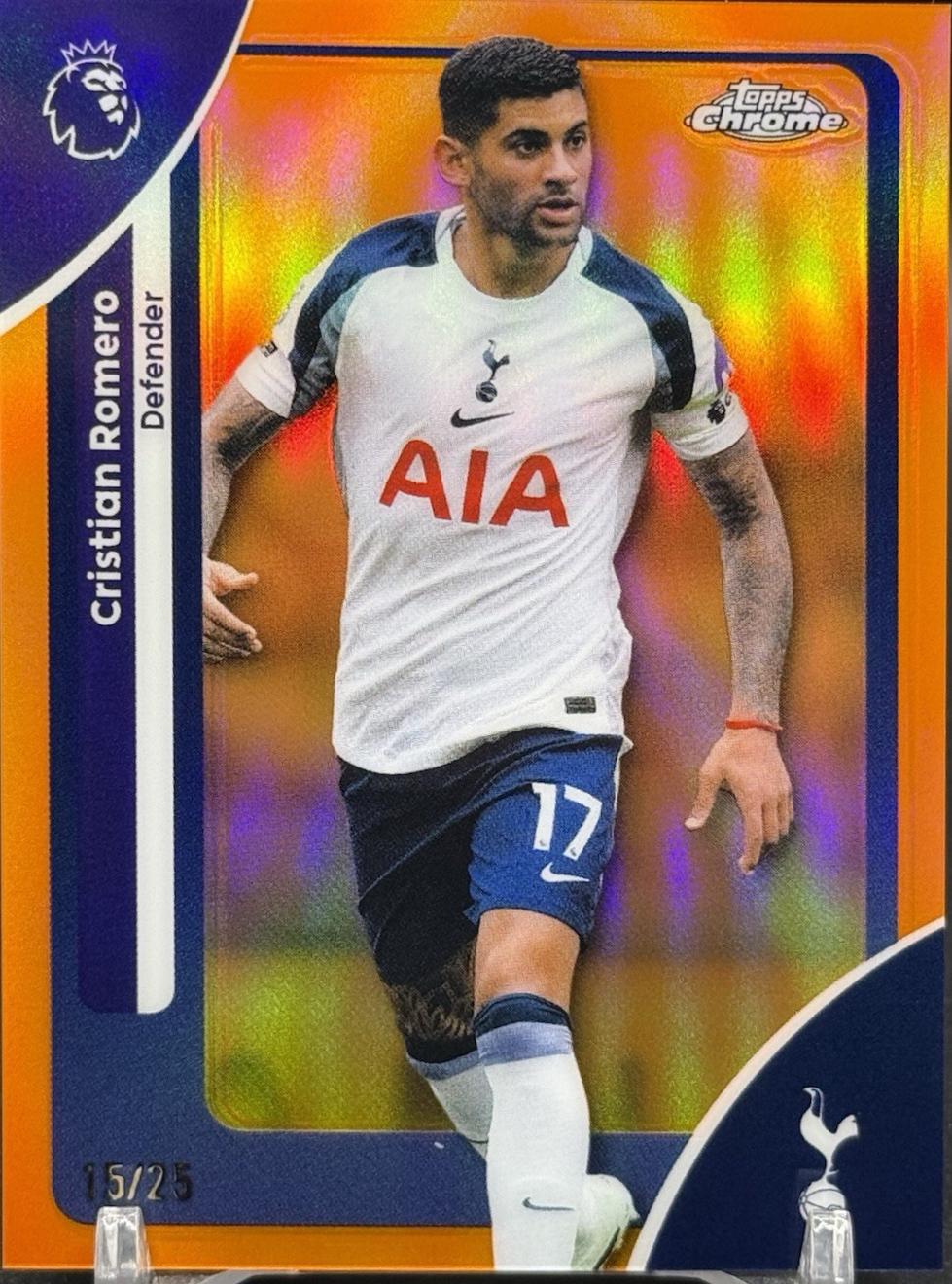 Cristian Romero [Orange Geometric] #171