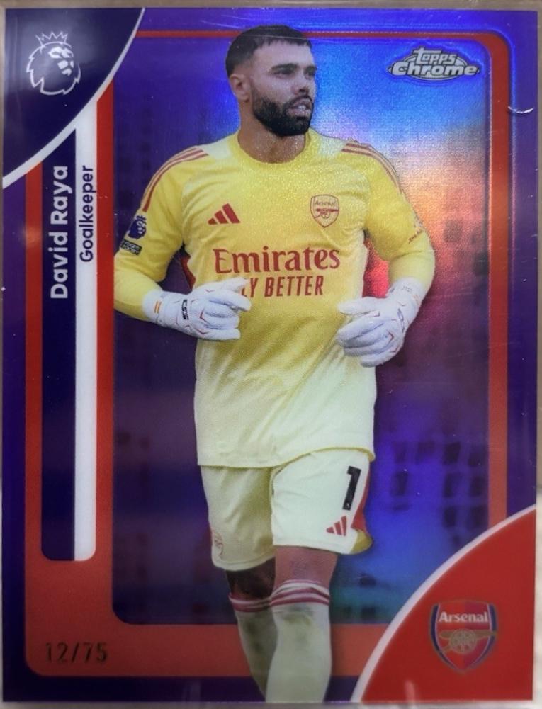 David Raya [Purple Refractor] #17