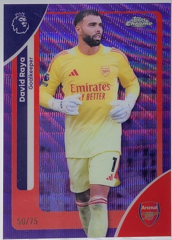 David Raya [Purple Wave Refractor] #17