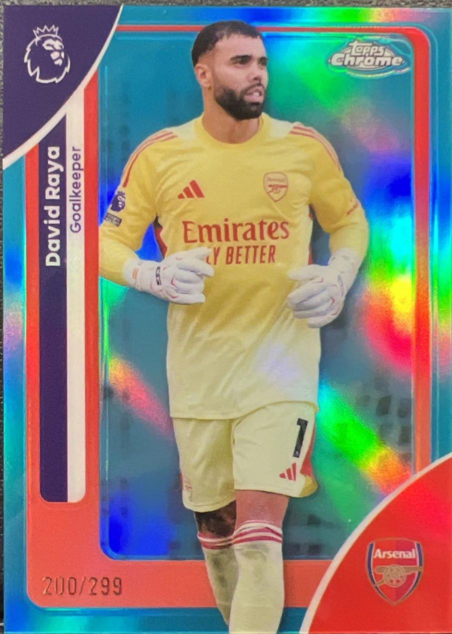 David Raya [Teal Refractor] #17