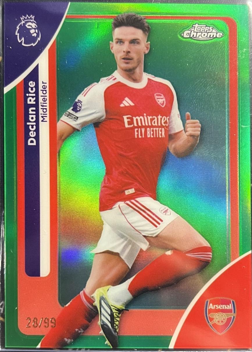 Declan Rice [Green Refractor] #14