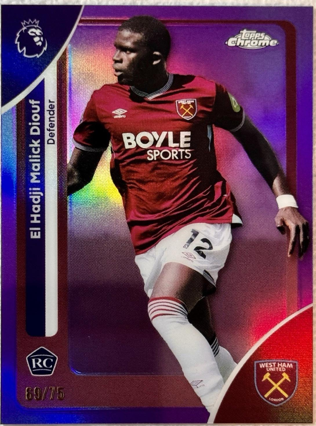 El Hadji Malick Diouf [Purple Geometric] #181