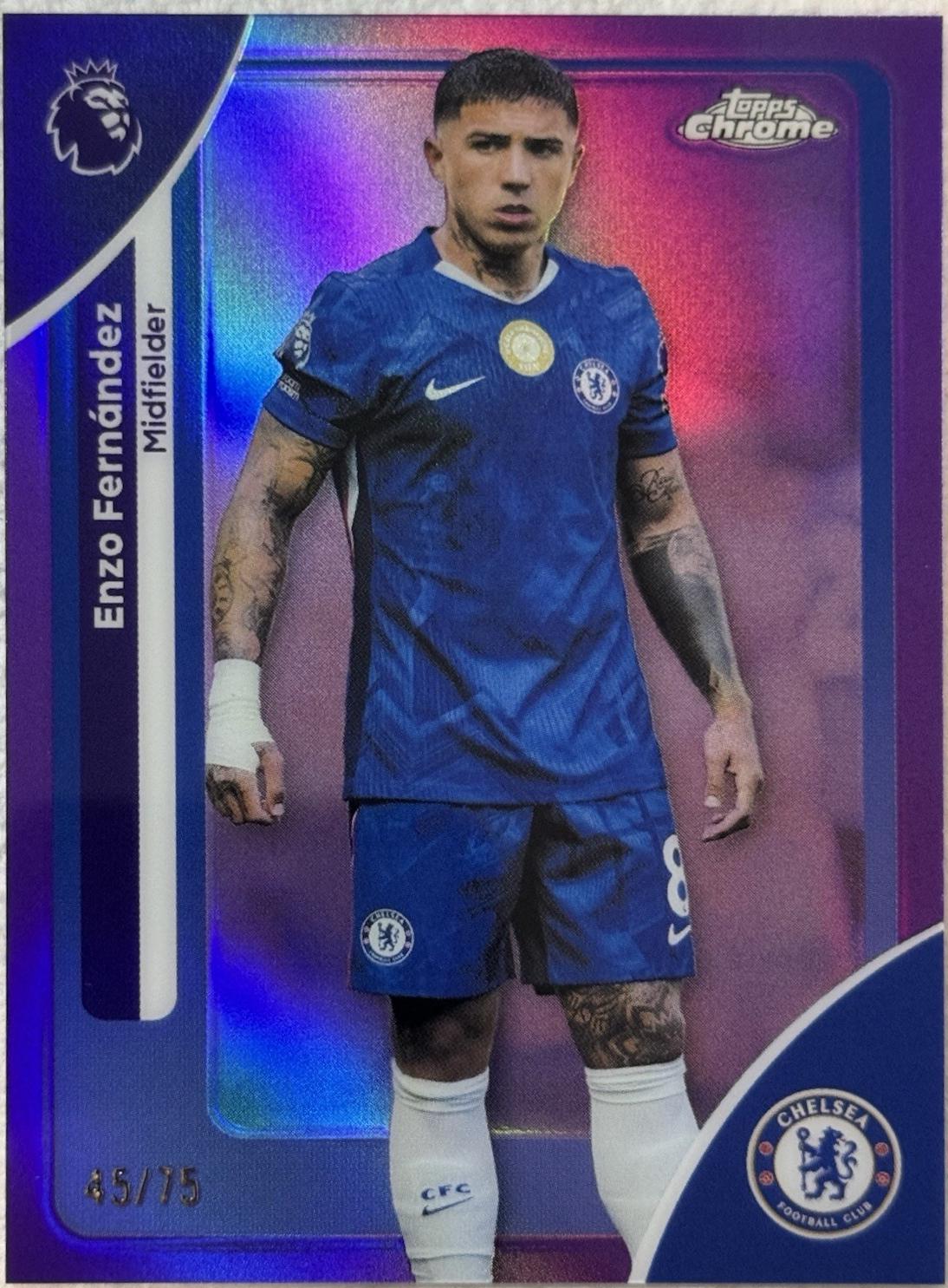Enzo Fernandez [Purple Refractor] #66
