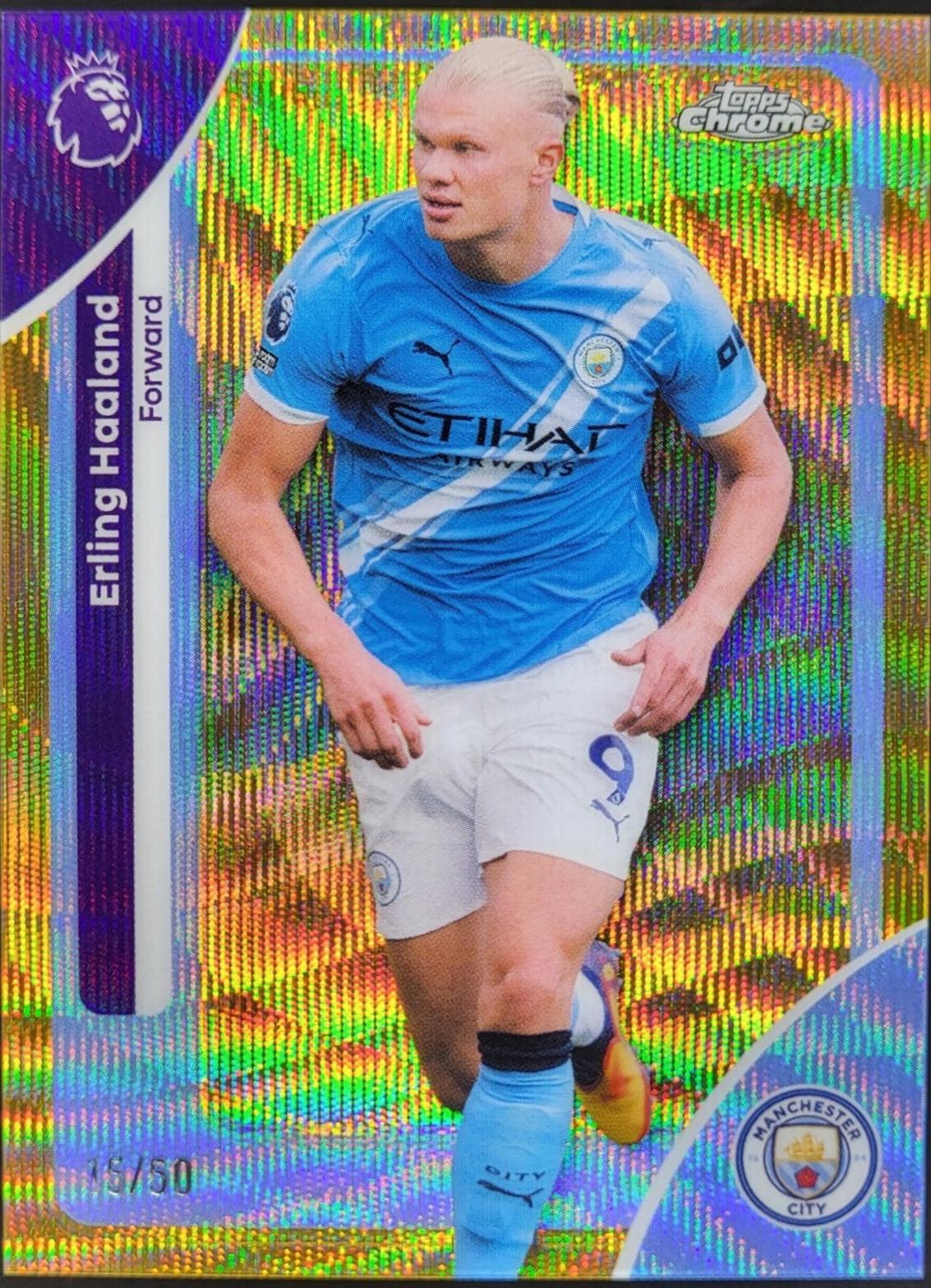 Erling Haaland [Gold Wave Refractor] #125