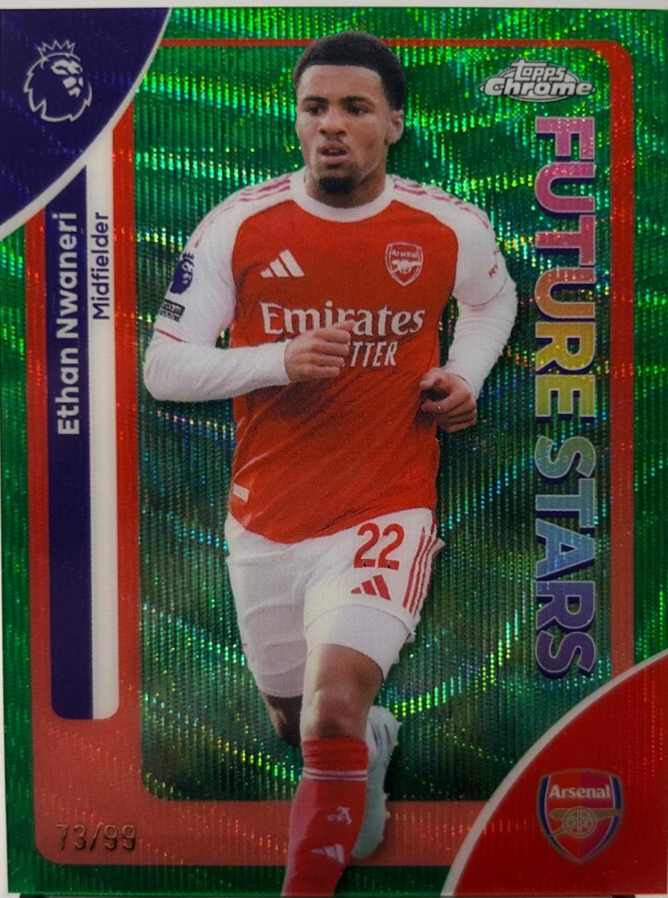 Ethan Nwaneri [Green Wave Refractor] #19