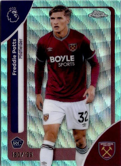Freddie Potts [Aqua Wave Refractor] #186