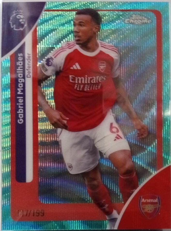 Gabriel Magalhaes [Aqua Wave Refractor] #16