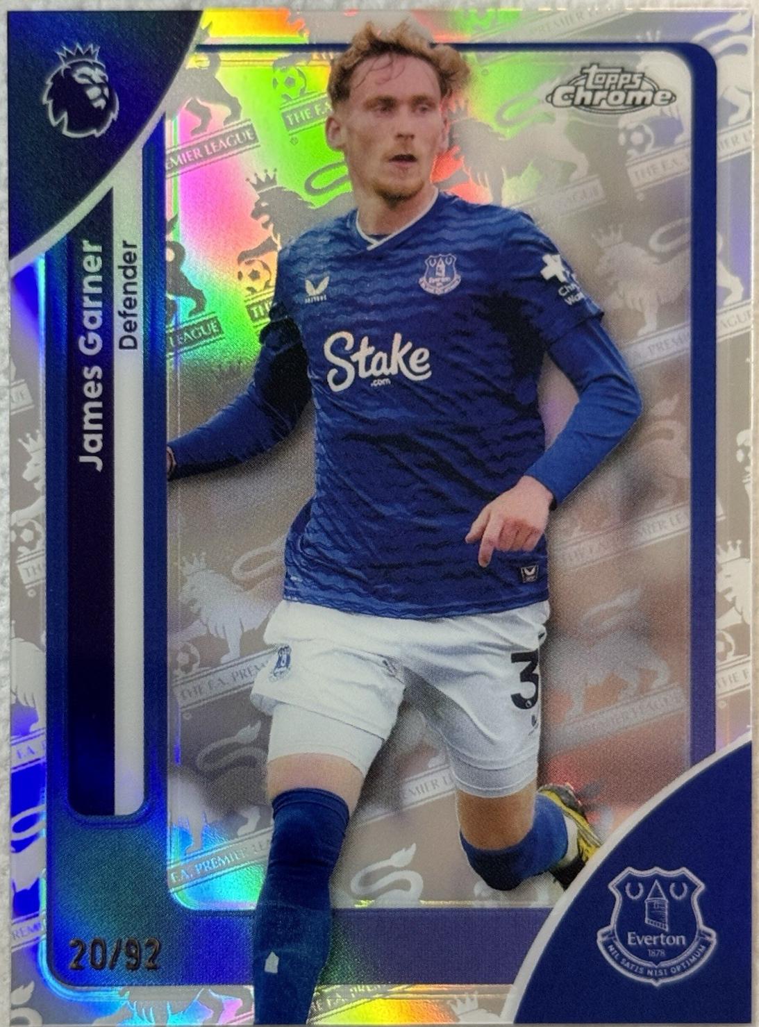 James Garner [Premier League Retrofractor] #86