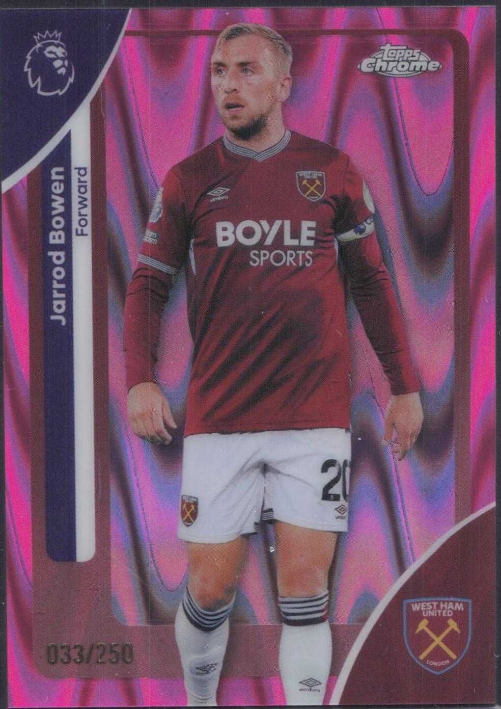 Jarrod Bowen [Pink Refractor] #182