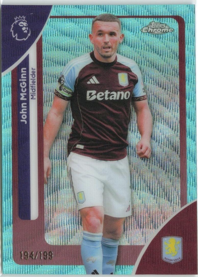 John McGinn [Aqua Wave Refractor] #26